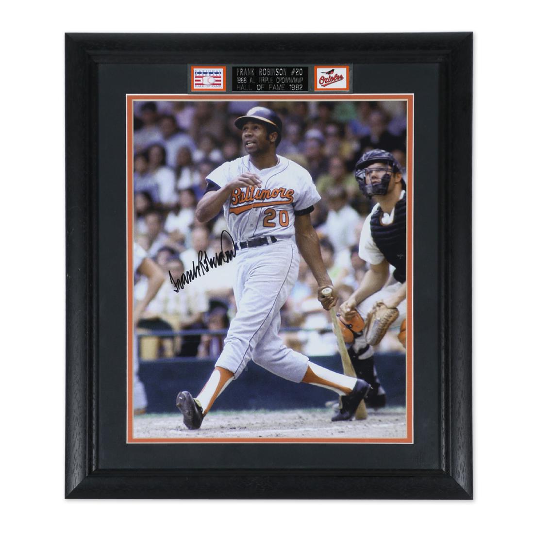 Frank Robinson Signed Orioles Picture (1 of 5)