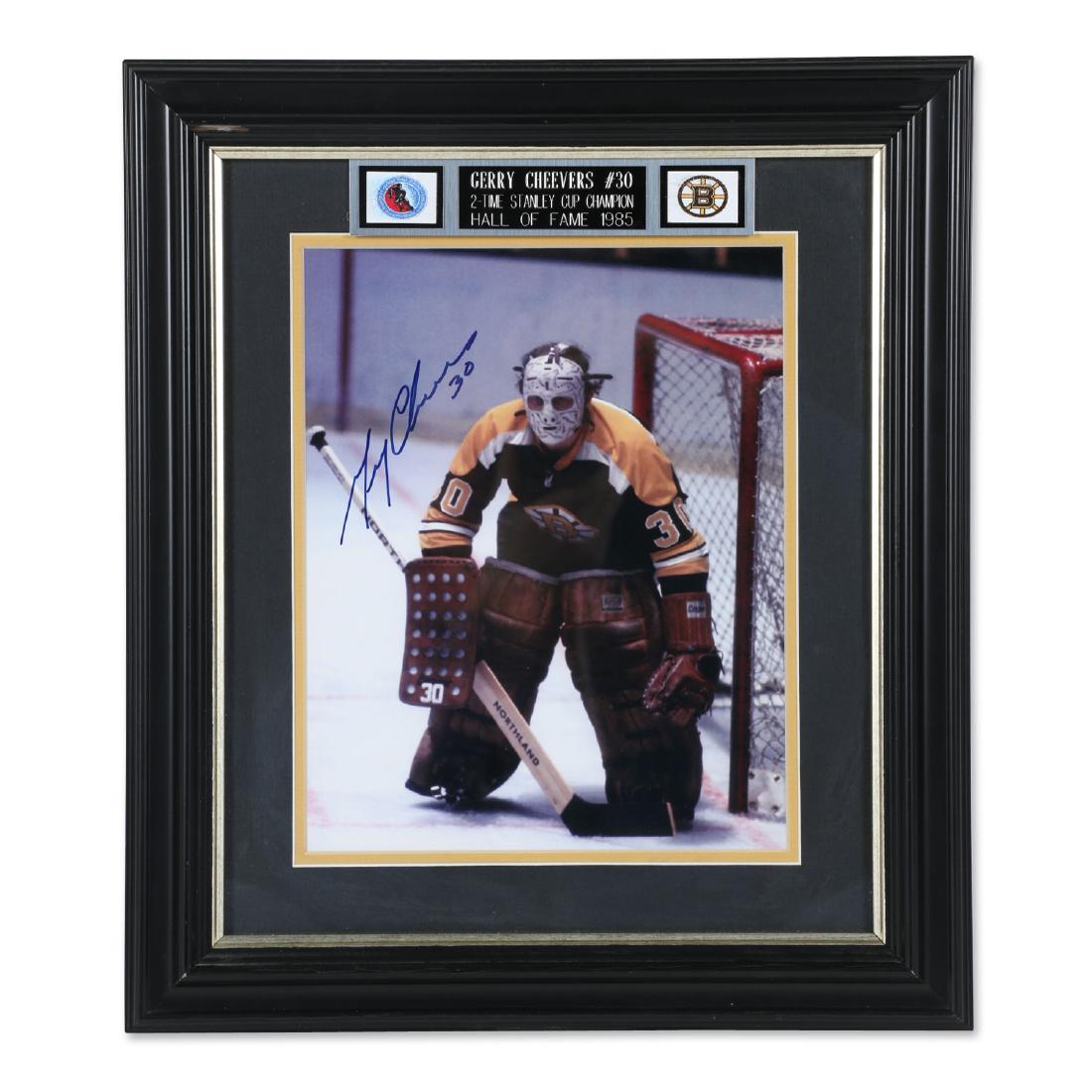 Gerry Cheevers Signed Bruins Picture (1 of 5)