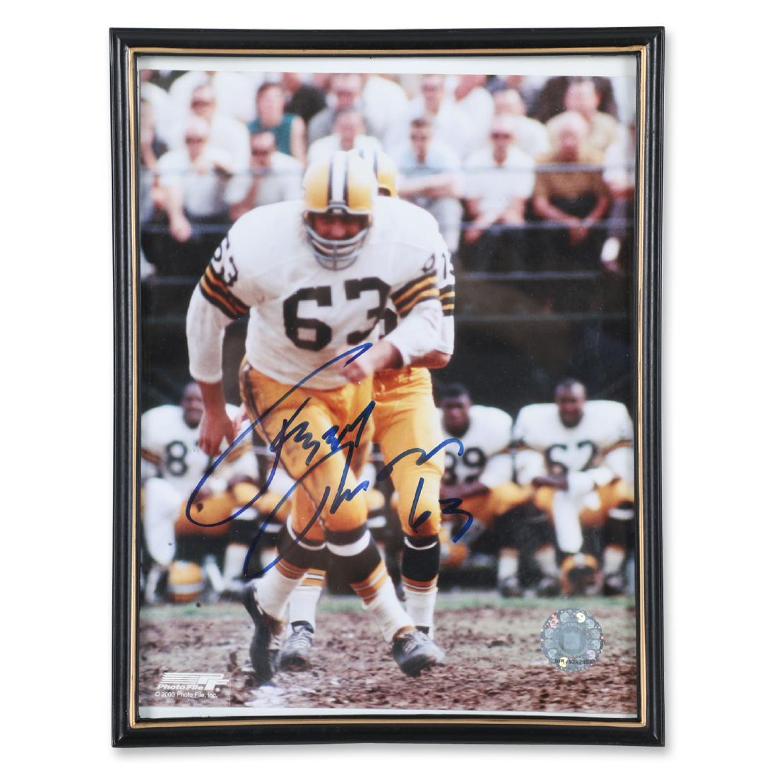 Fuzzy Thurston Signed Green Bay Packers Picture (1 of 5)