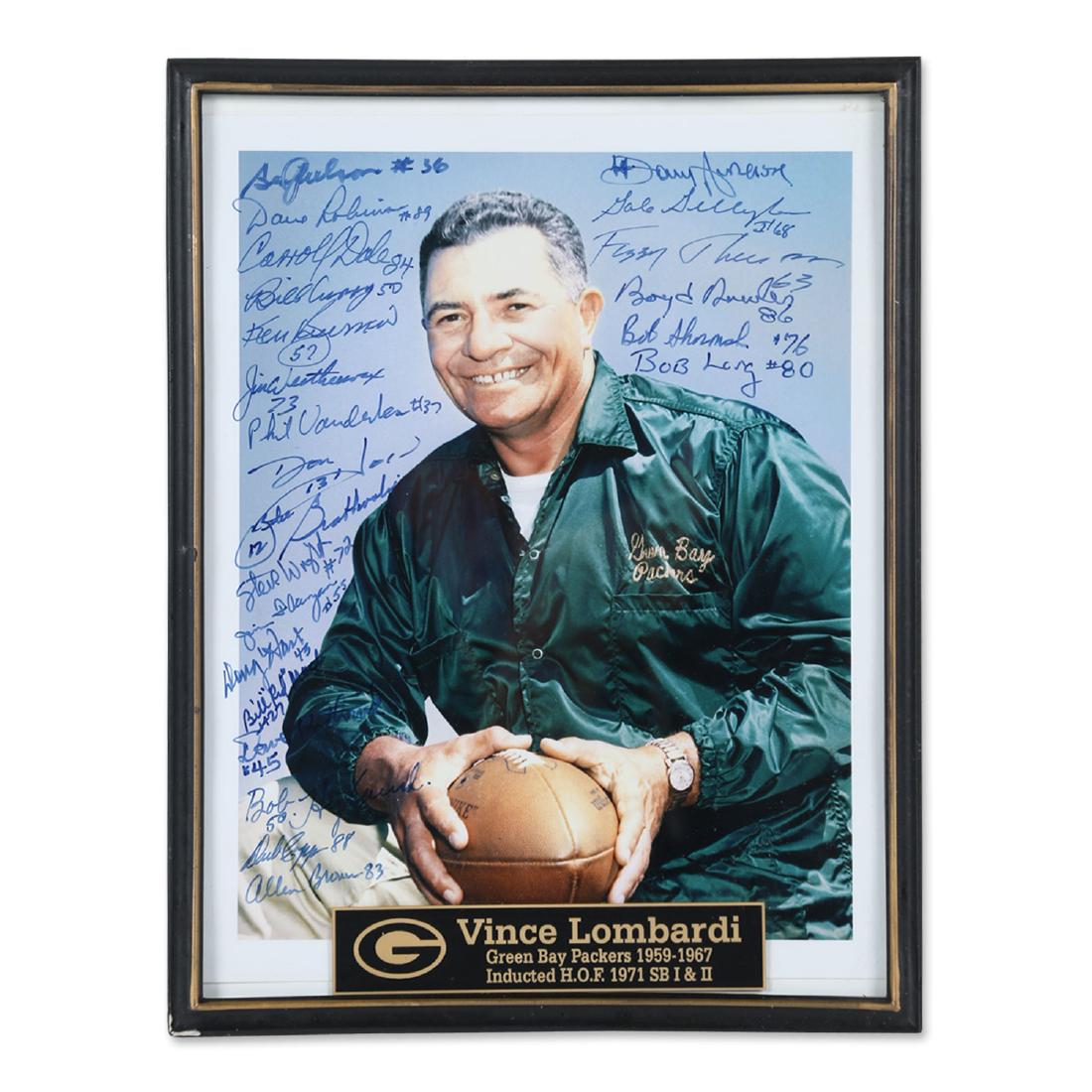 Team Signed Packers Picture, Lombardi, etc. (1 of 7)