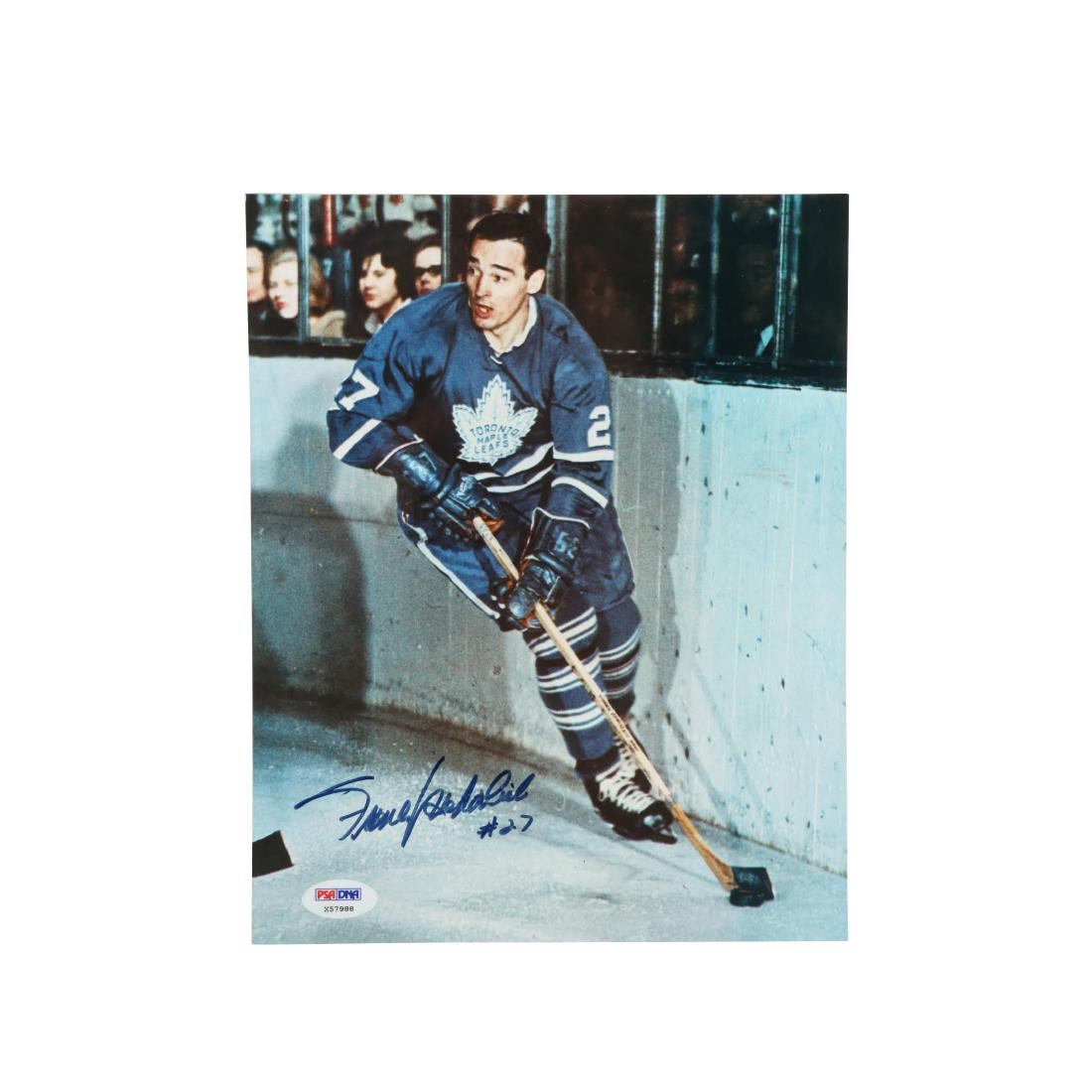 Frank Mahovlich Signed Maple Leafs Picture (1 of 2)