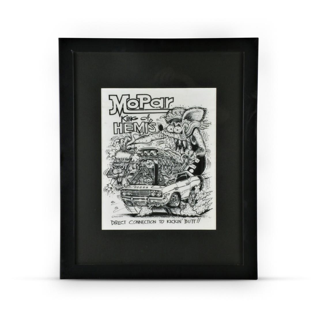 Ed Roth Ink-On-Paper Drawing