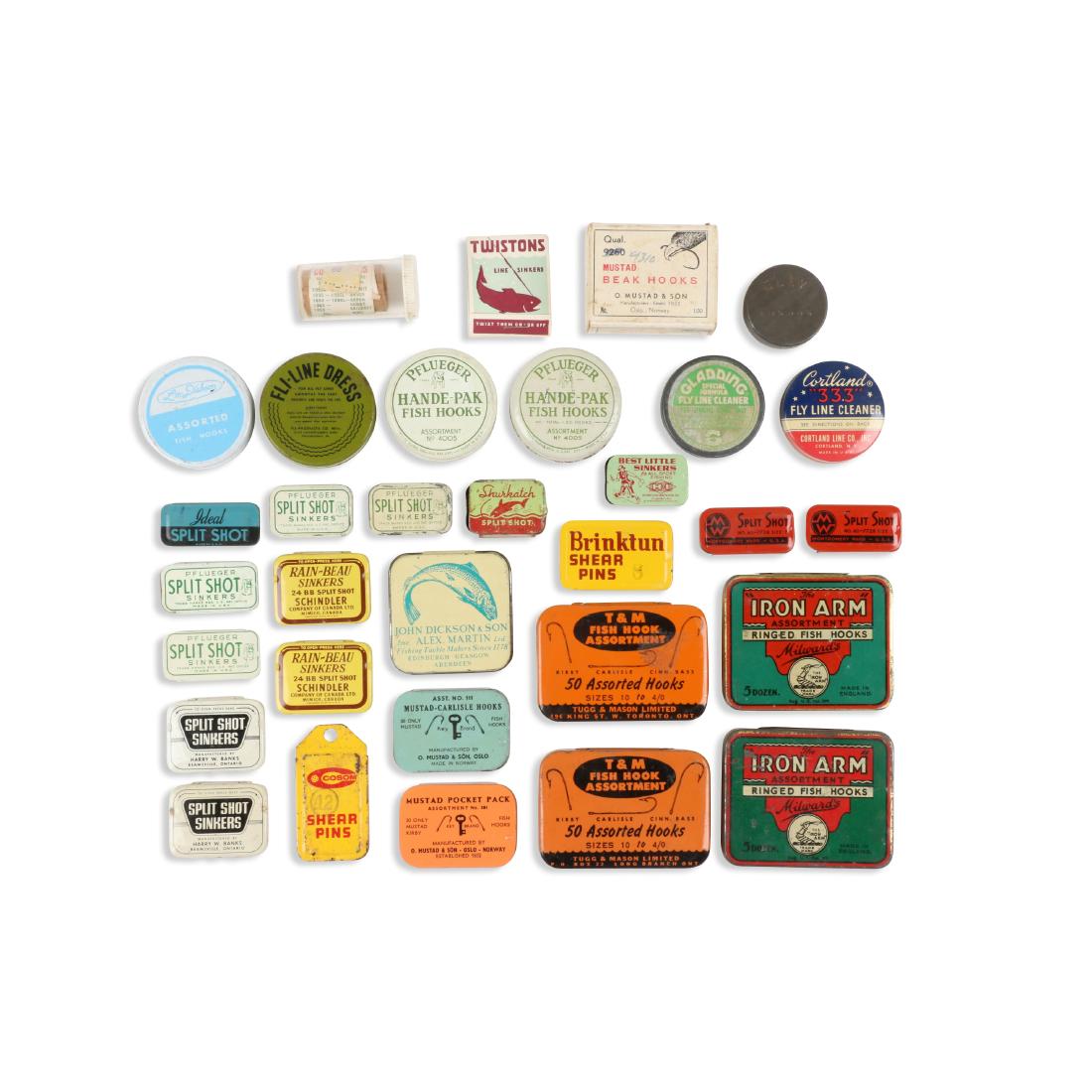 Lot of Sinker and Hook Tins (1 of 12)