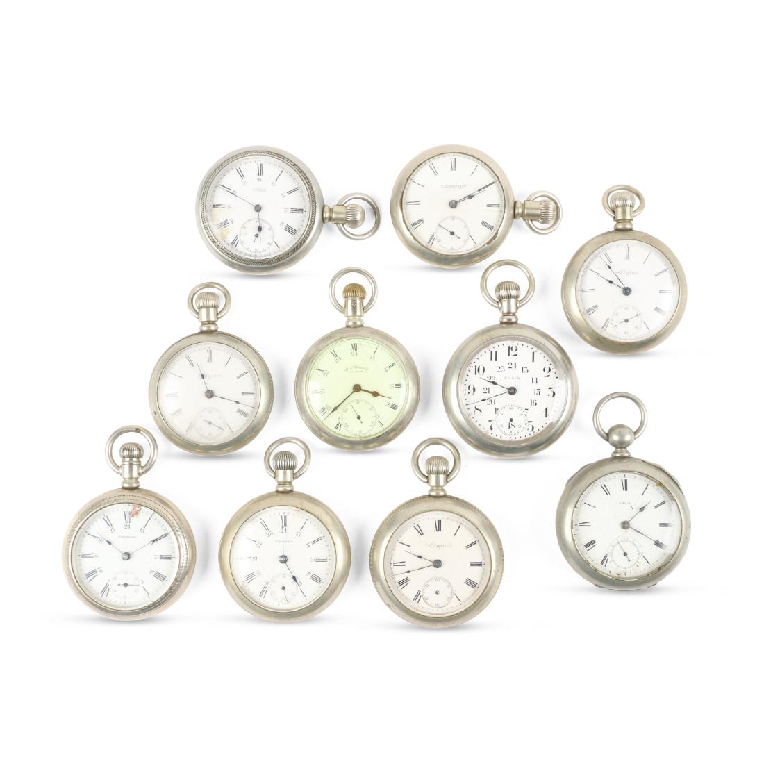 American, Elgin & Waltham Pocket Watches (1 of 12)
