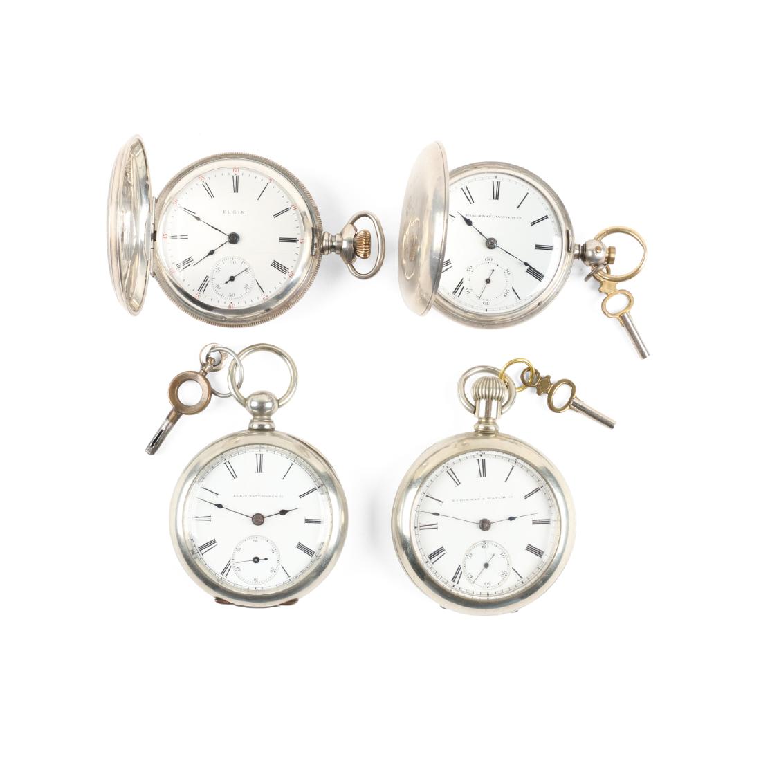 Elgin, Early Key Wind Pocket Watches