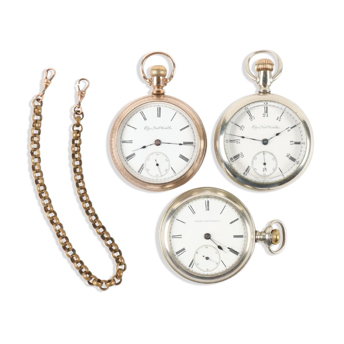 Elgin Nat'l, Pocket Watches (1 of 14)