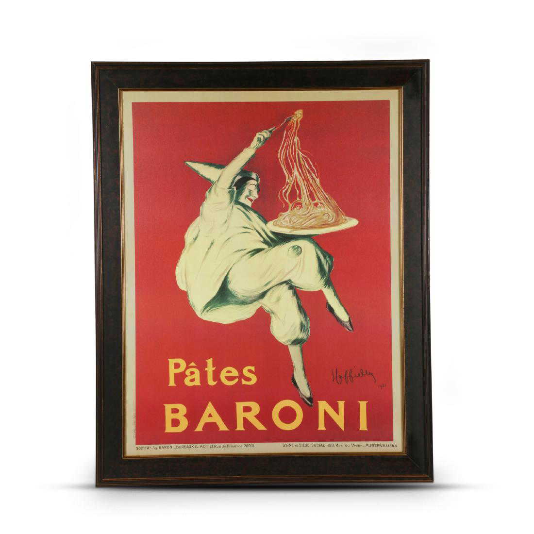 Pates Baroni Framed Lithograph