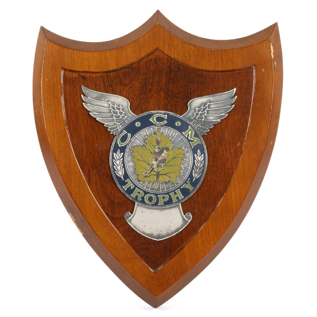 1940s 50s CCM Hockey Trophy Plaque (1 of 7)