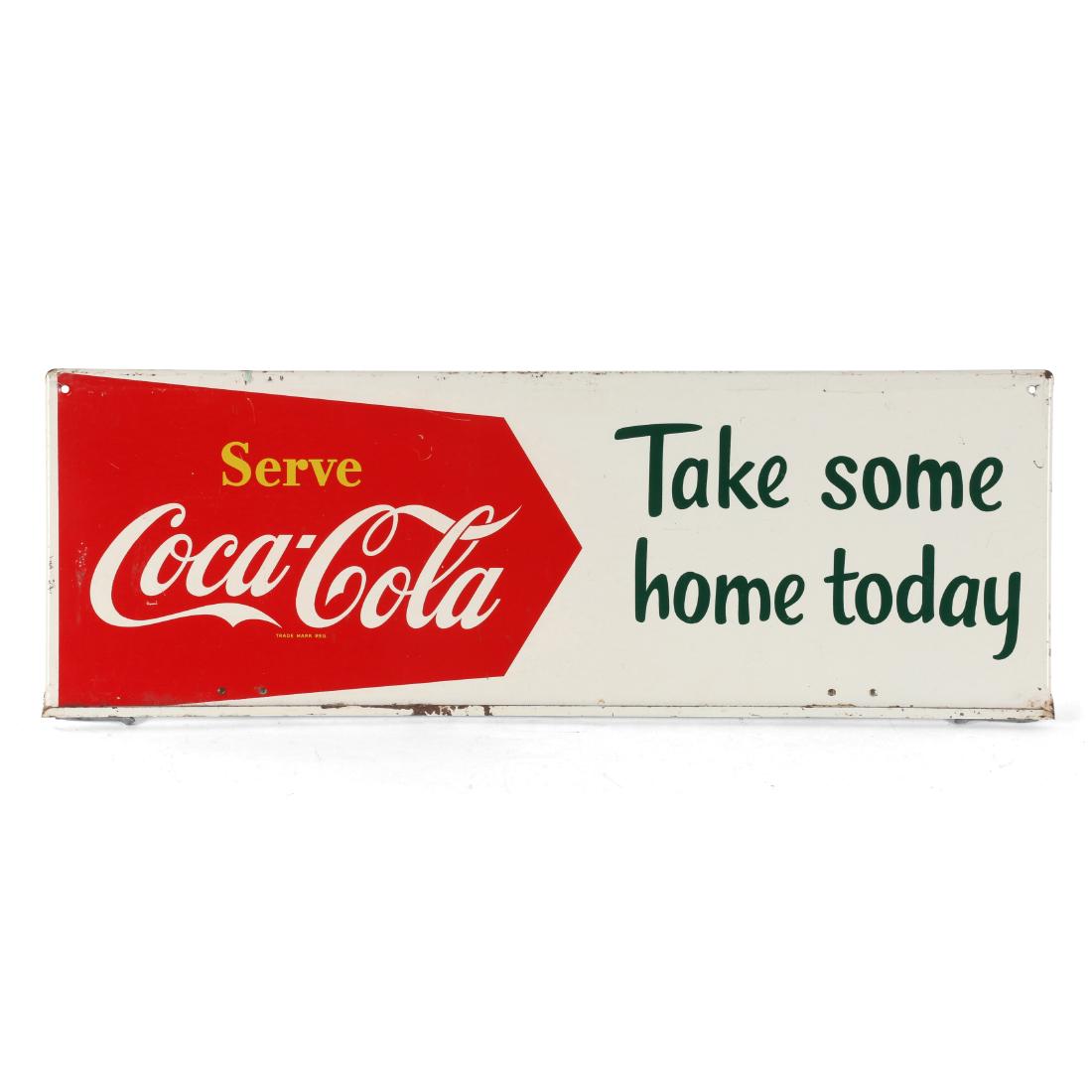 Coca-Cola Tin Litho Rack Sign (1 of 5)