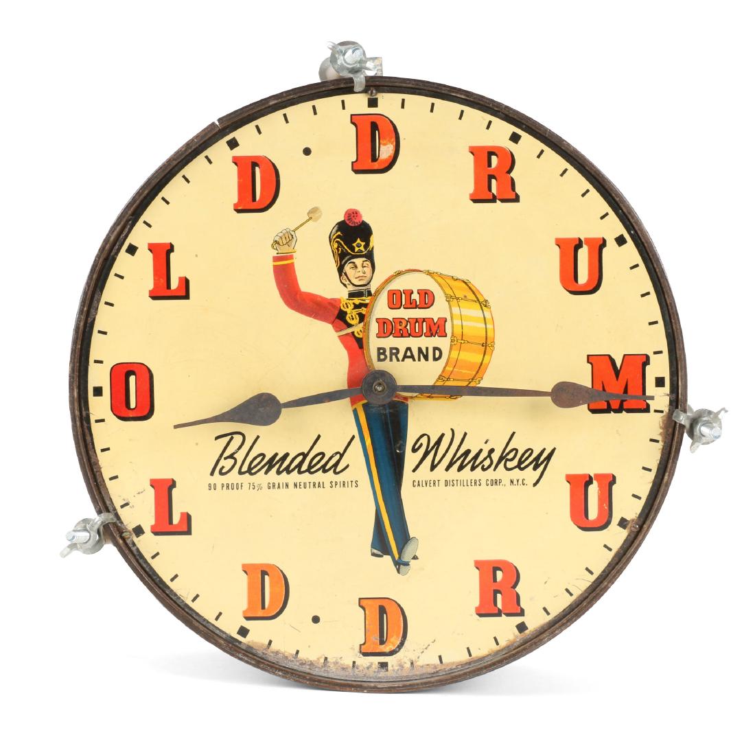 Old Drum Whiskey Clock