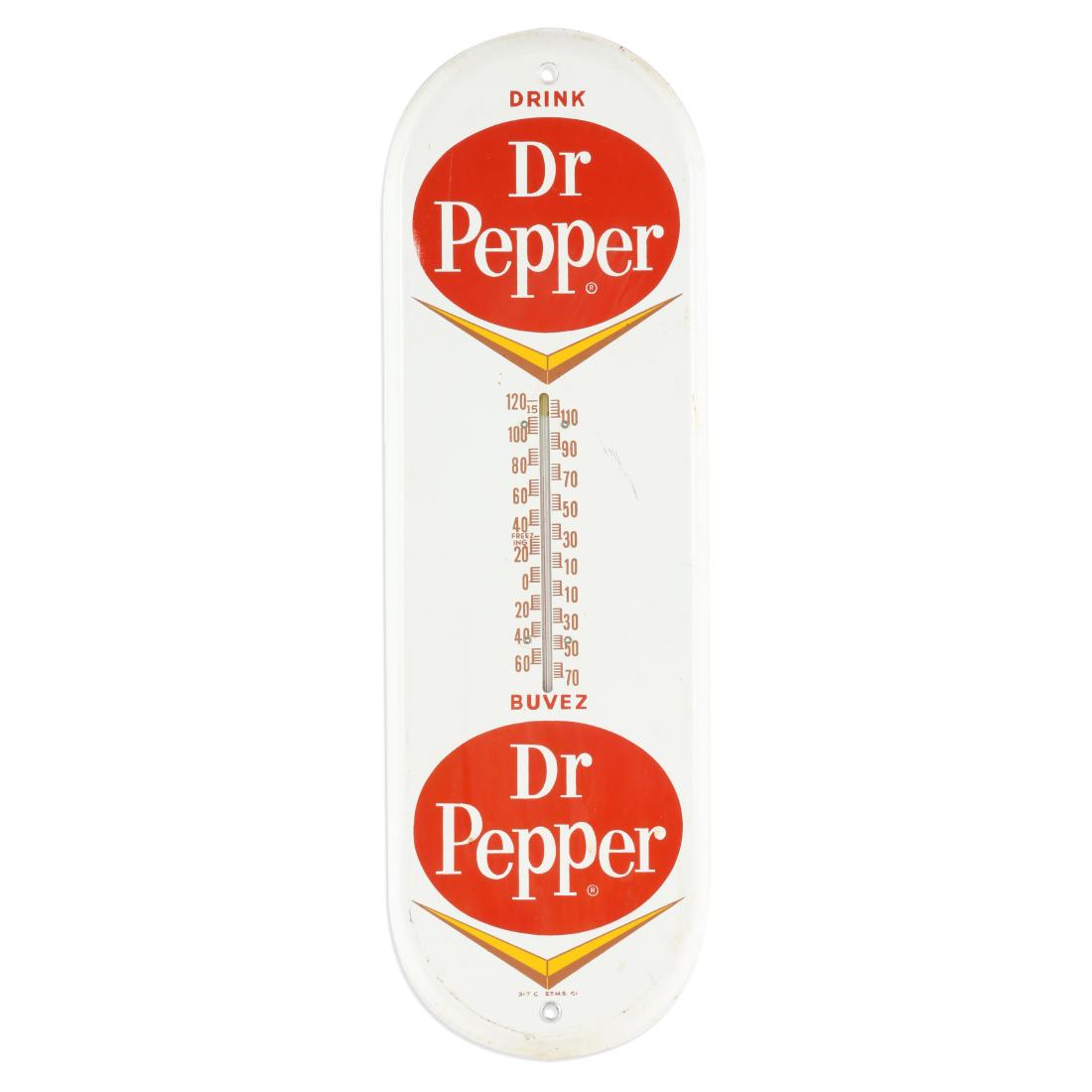 Dr. Pepper Tin Litho Thermometer (1 of 8)