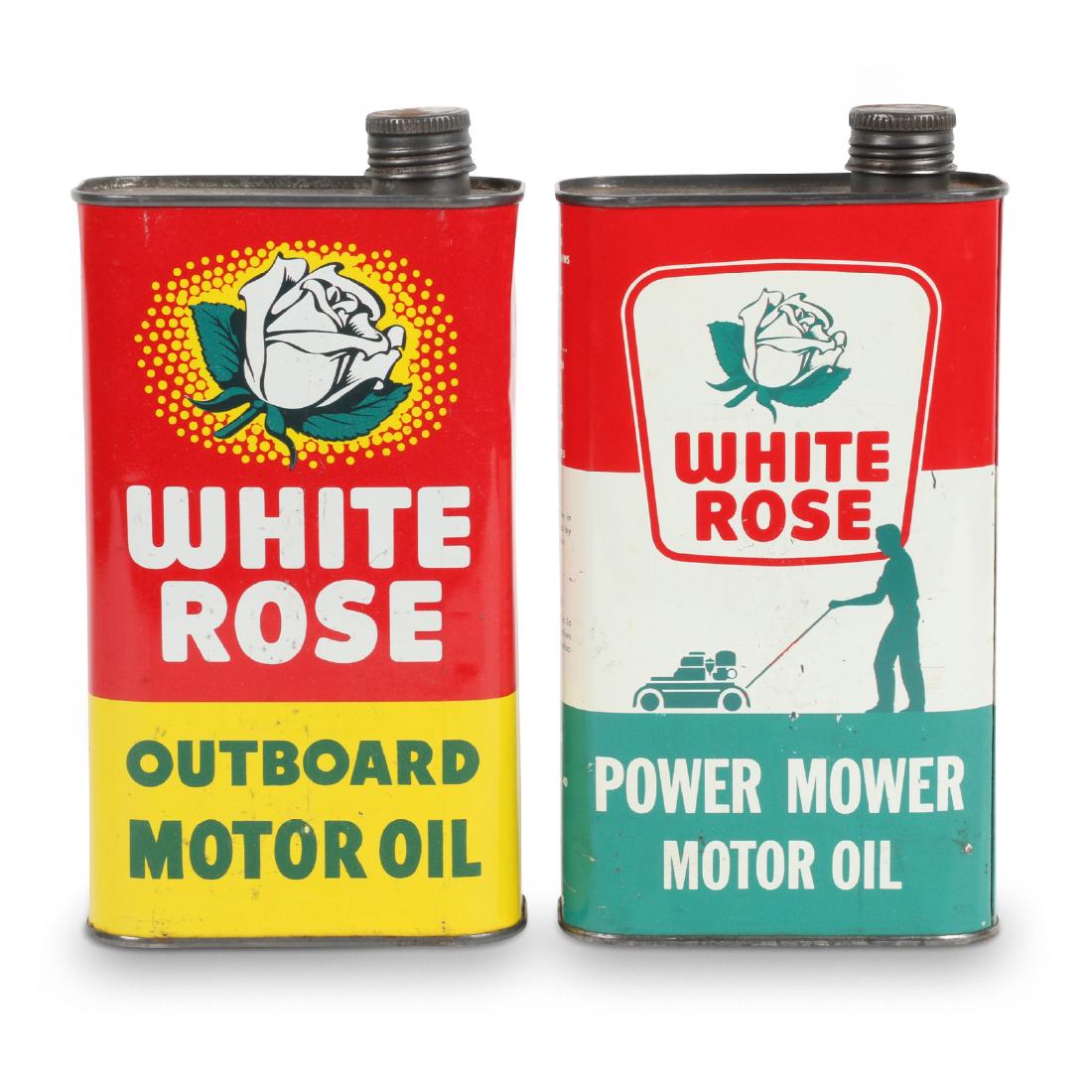White Rose Outboard Motor Oil Quarts (1 of 10)