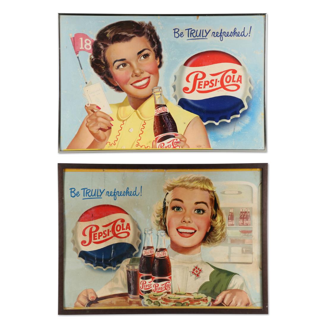 Pepsi-Cola Cardboard Signs (1 of 10)