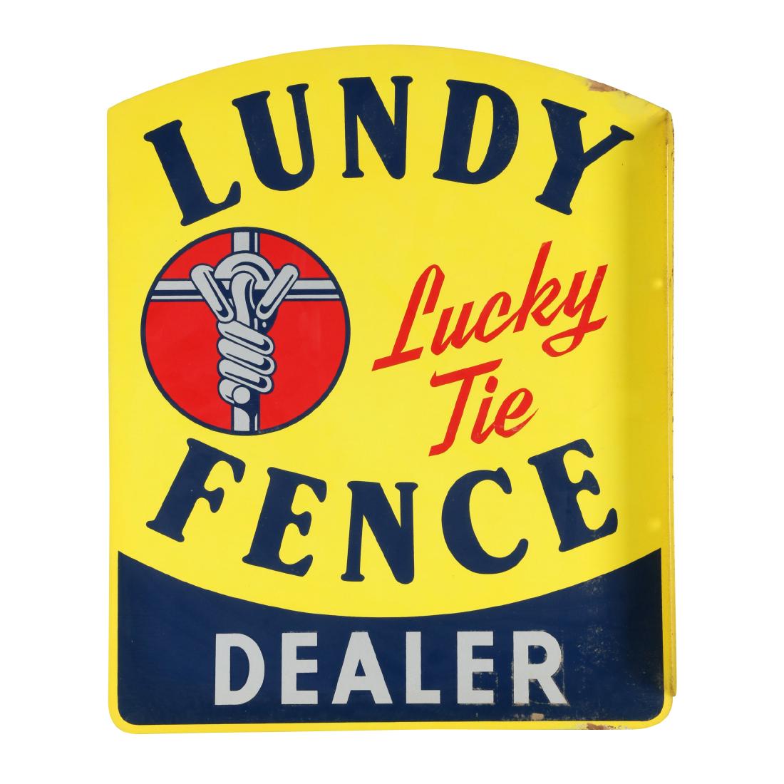 Lundy Fence Dealer Flange Sign
