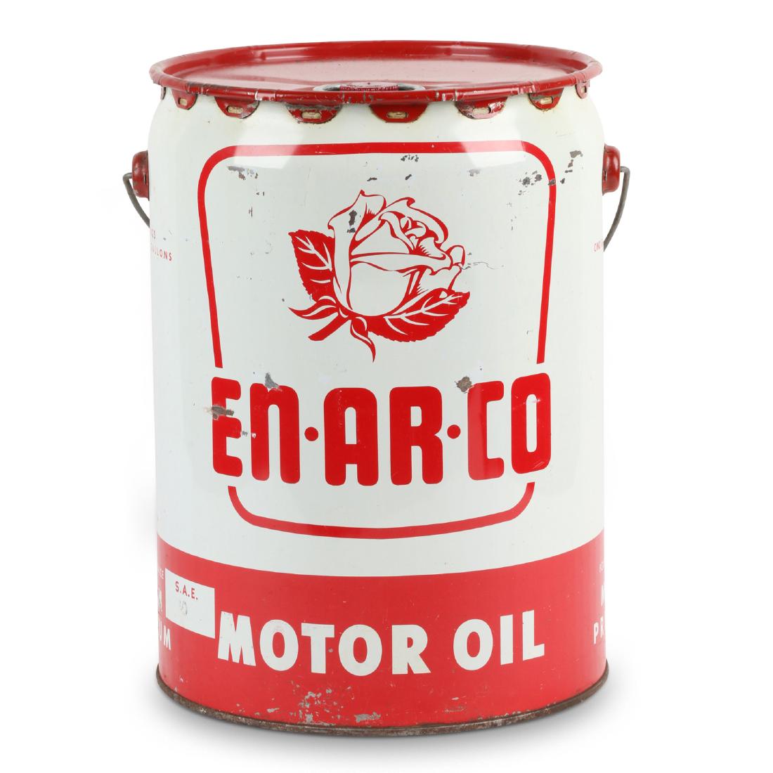 En-Ar-Co 5 Gal Motor Oil Tin (1 of 7)