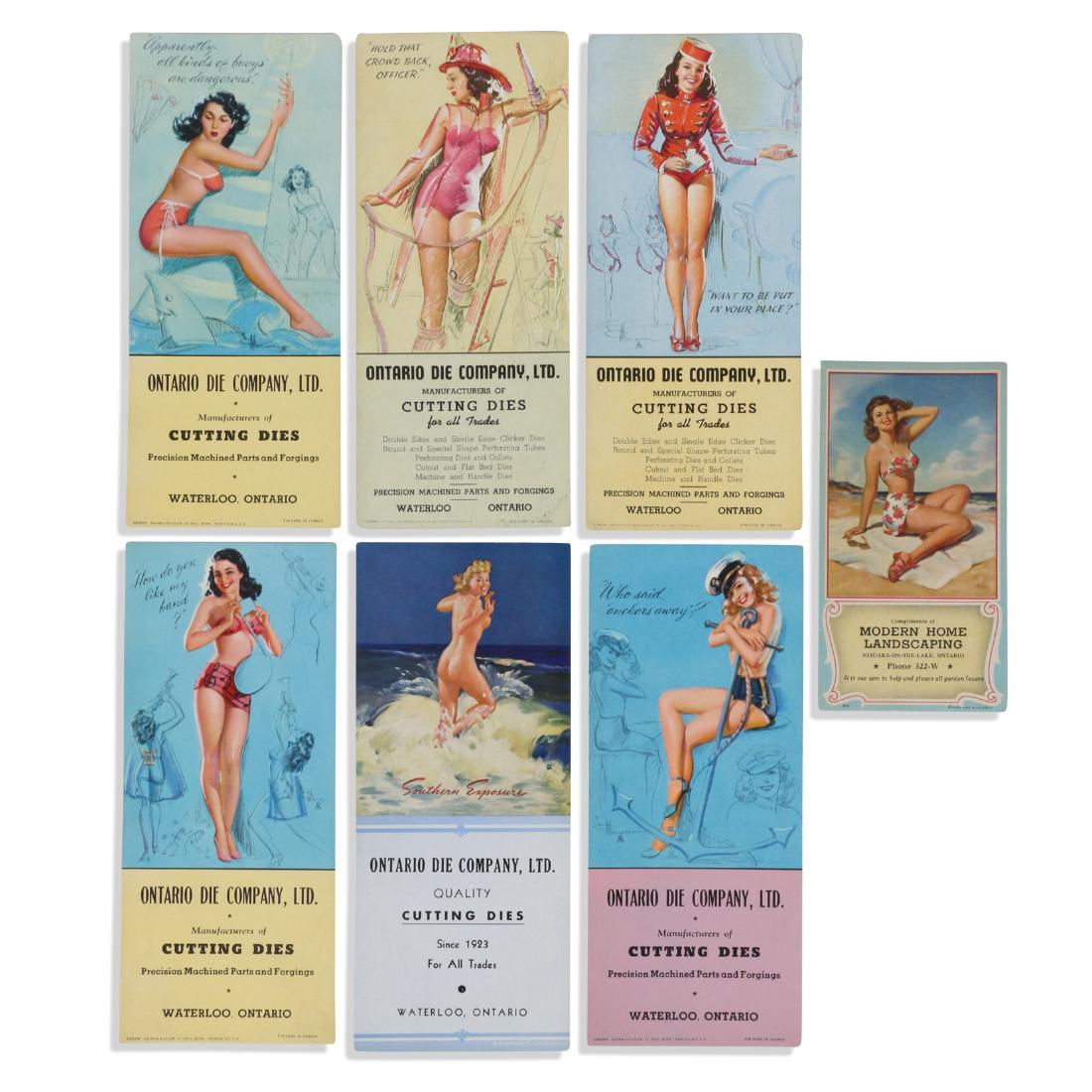 Pin-Up Art Advertising Blotters (1 of 16)