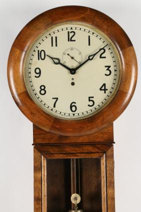 Pequegnat “Regulator #1” Wall Clock