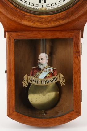 Pequegnat “King Edward 1st Issue” Wall Clock