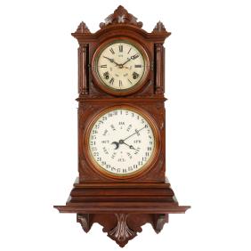 Ingraham BB Lewis Calendar Clock