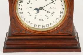Ingraham BB Lewis Calendar Clock