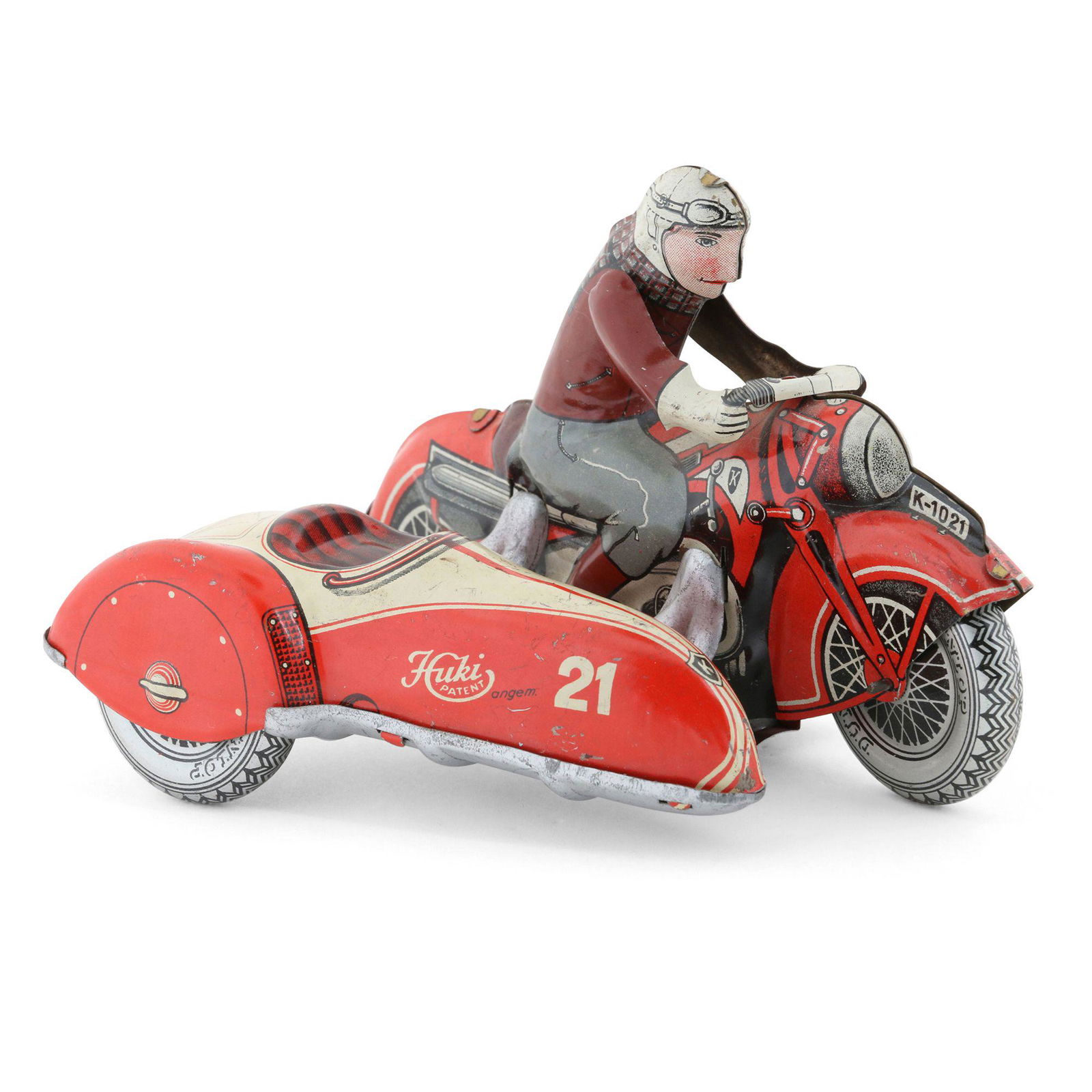Huki Motorcycle & Sidecar Toy (1 of 12)