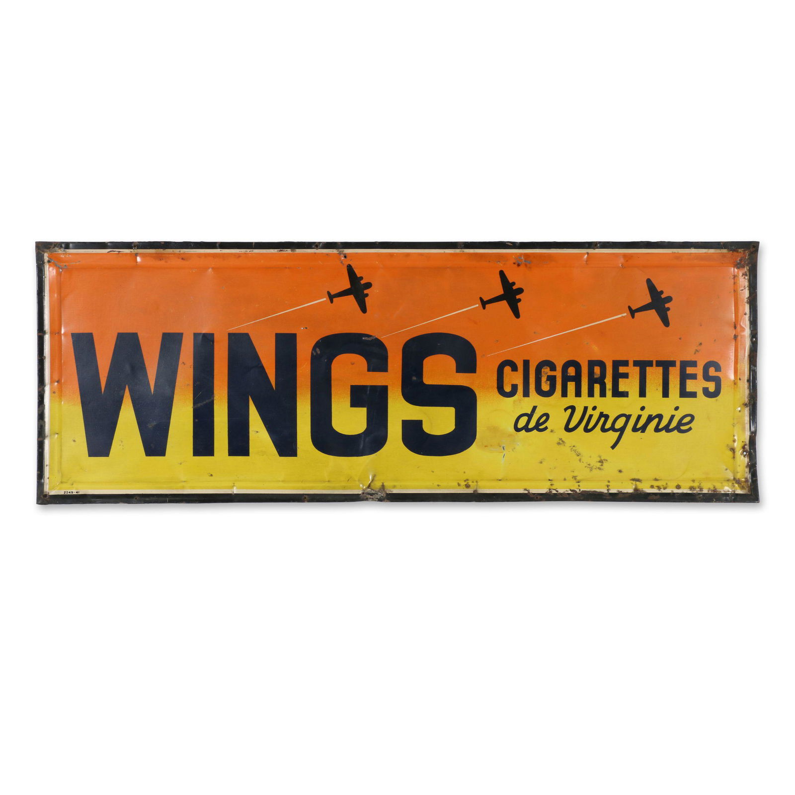 Wings Virginia Cigarettes Sign (1 of 5)