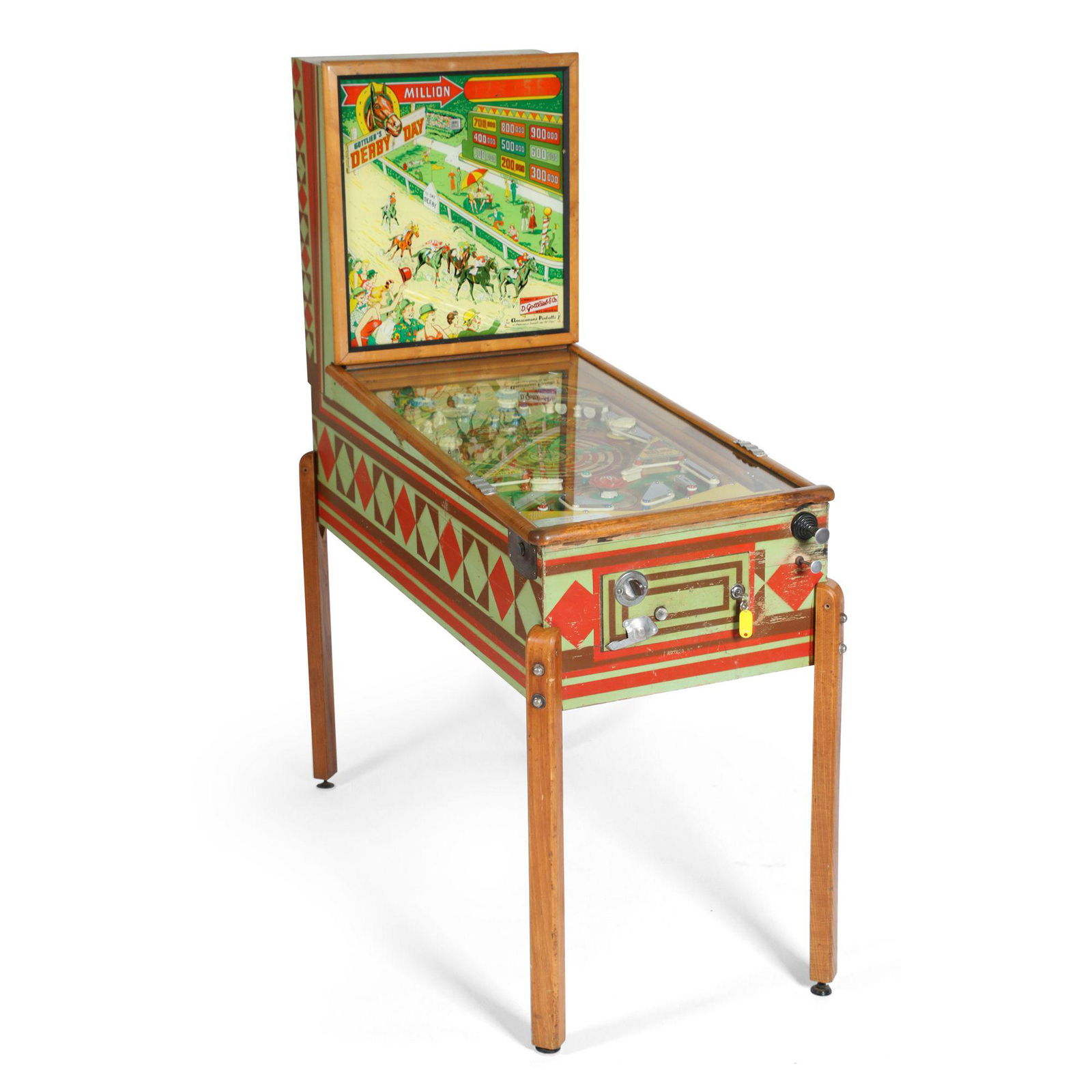 Gottlieb "Derby Day" Pinball Machine (1 of 11)