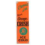 Orange Crush Door Push Plate