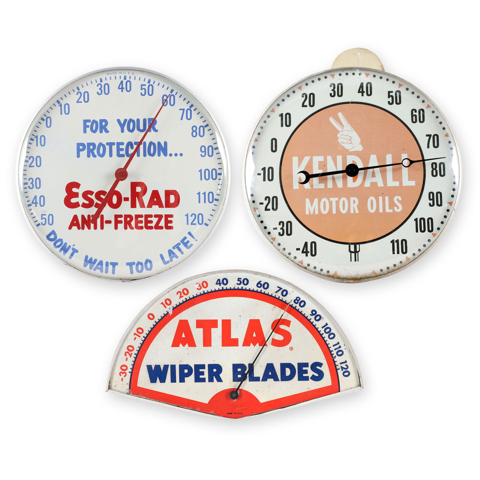 Esso, Kendall & Trico Thermometers (1 of 19)