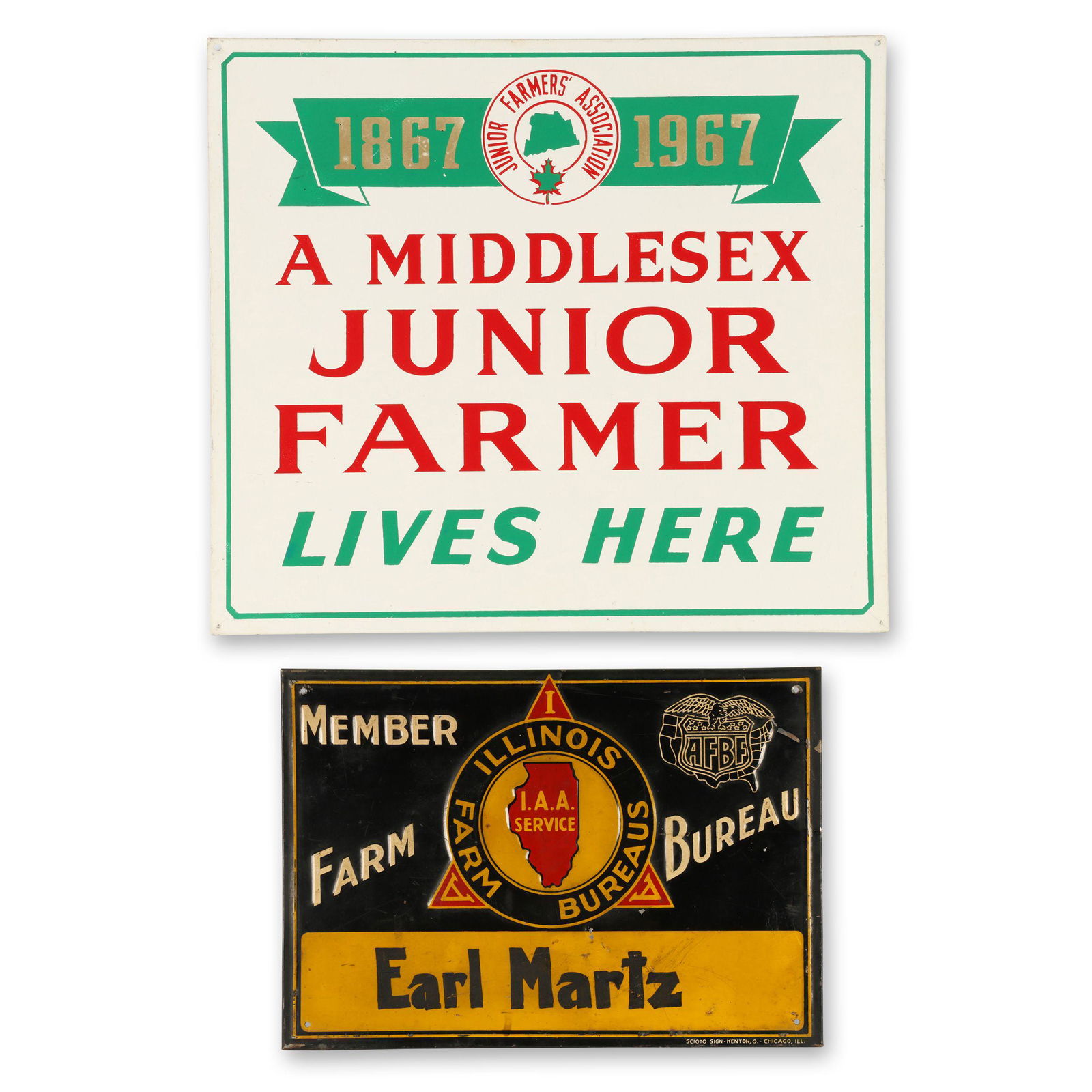 Agricultural Tin Litho Signs (1 of 10)