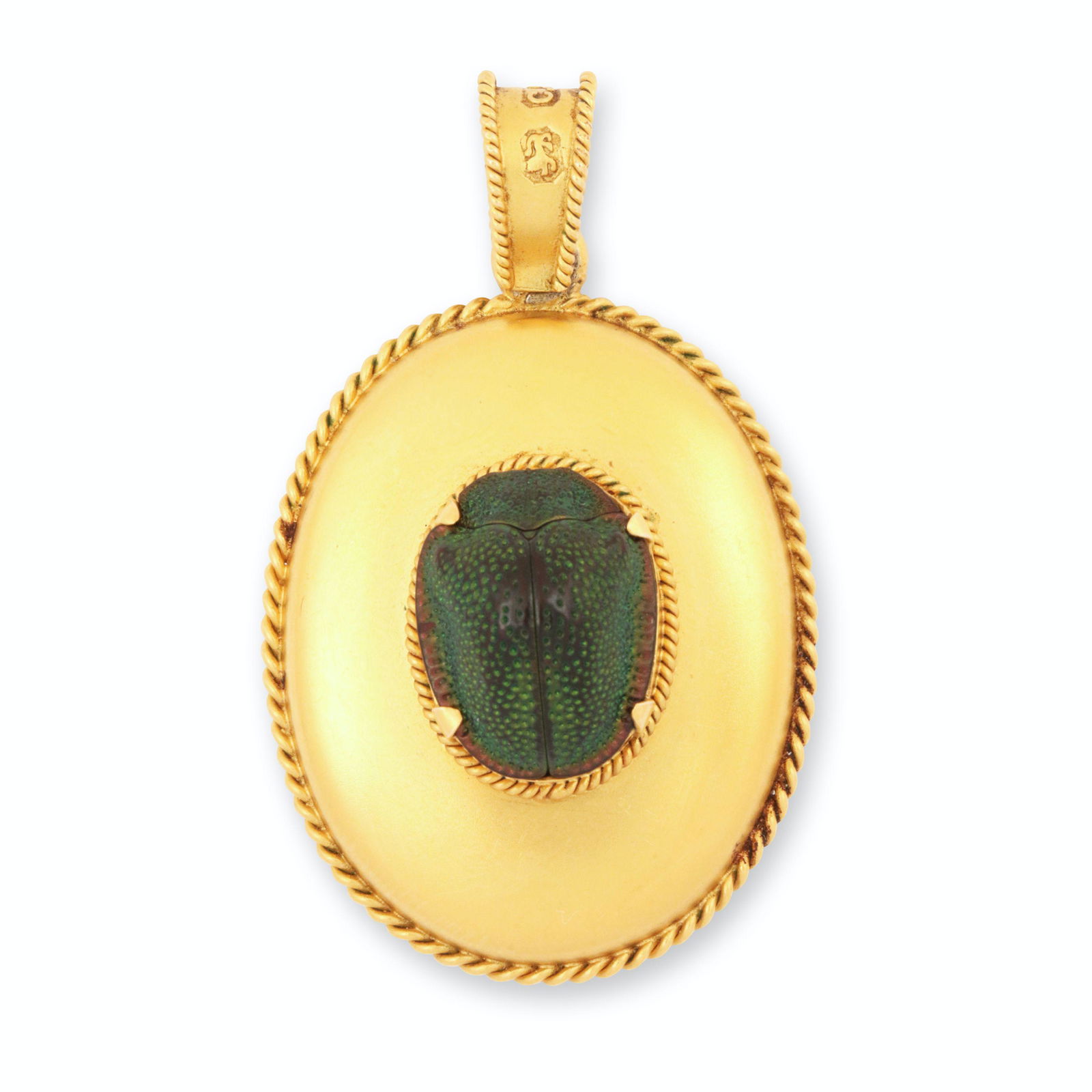 Antique Egyptian Revival Scarab Pendant (1 of 6)