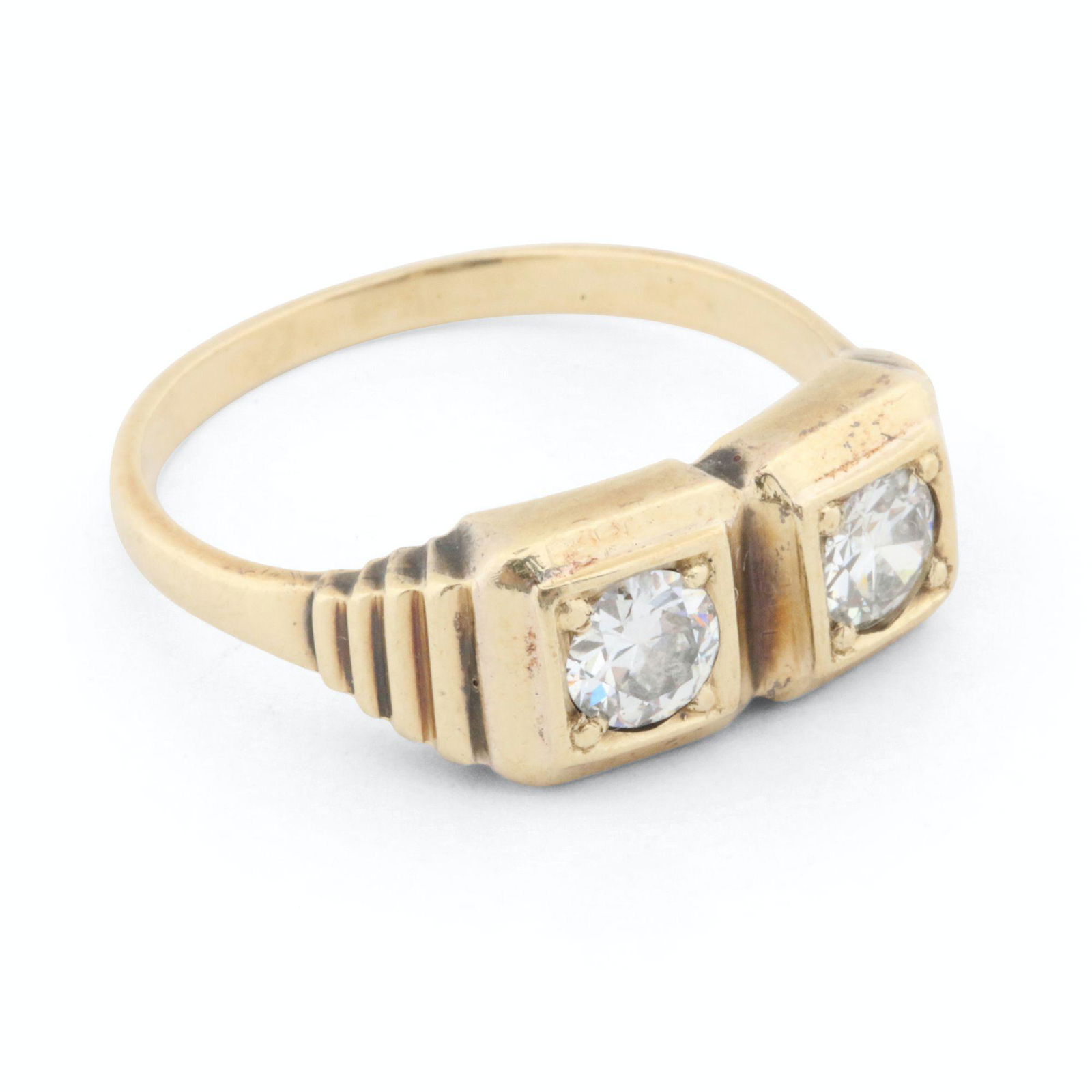 14K Yellow Gold Diamond Ring (1 of 5)