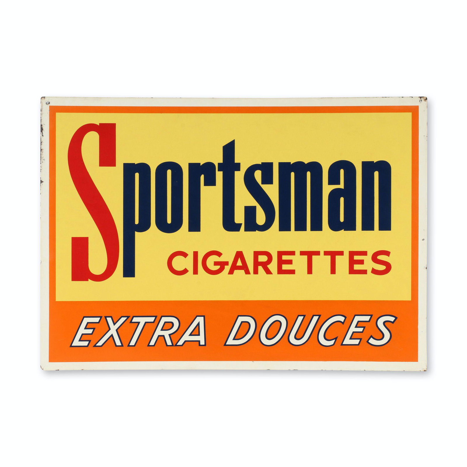 sportsman tobacco tin Sportsman Cigarettes Tin Litho Sign