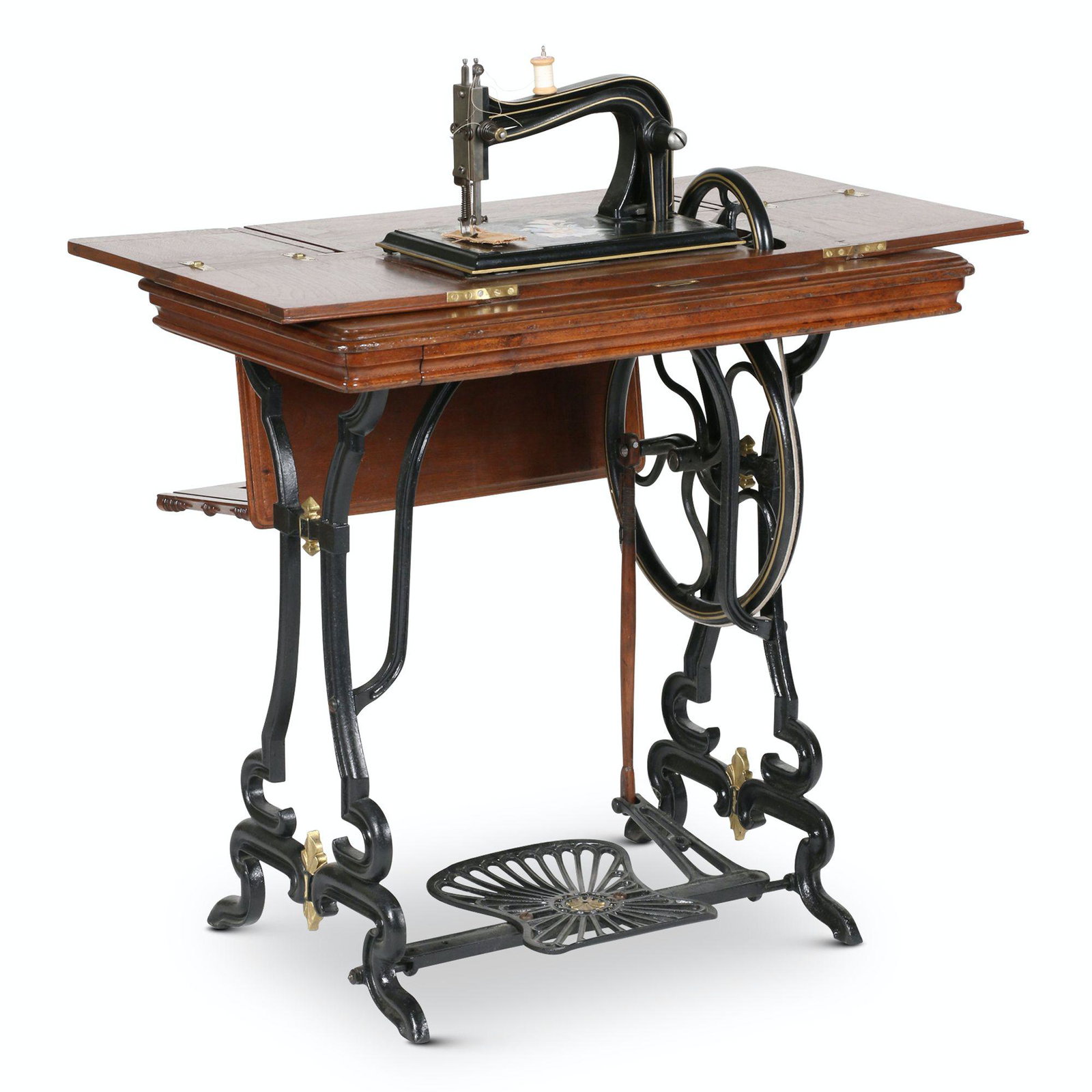 Grover & Baker Model #9 Sewing Machine: American. 1870. 31” x 18” x 31”H This lockstitch sewing machine was manufactured by Grover, Baker & Co. of Boston, Mass., USA. They were in operation from the 1850â€™s to 1875. 