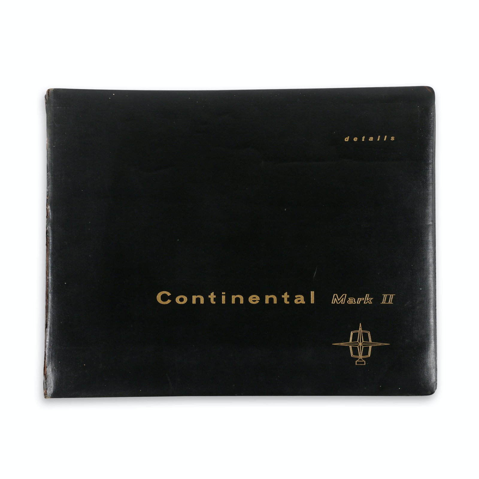 1956 Lincoln Continental Mark II Dealer Album: American. 1956. Rare. 19" x 15" x 1.25". Complete with large color and upholstery samples. $400/600