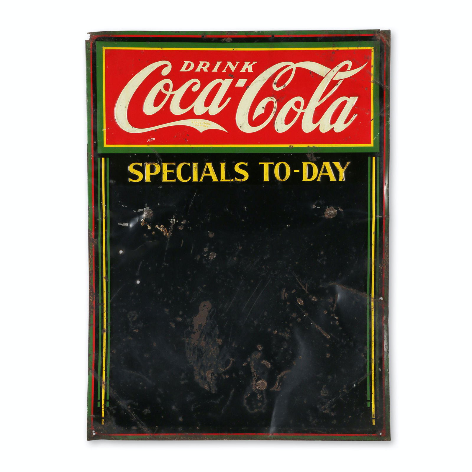 Coca-Cola Tin Litho Chalkboard (1 of 6)