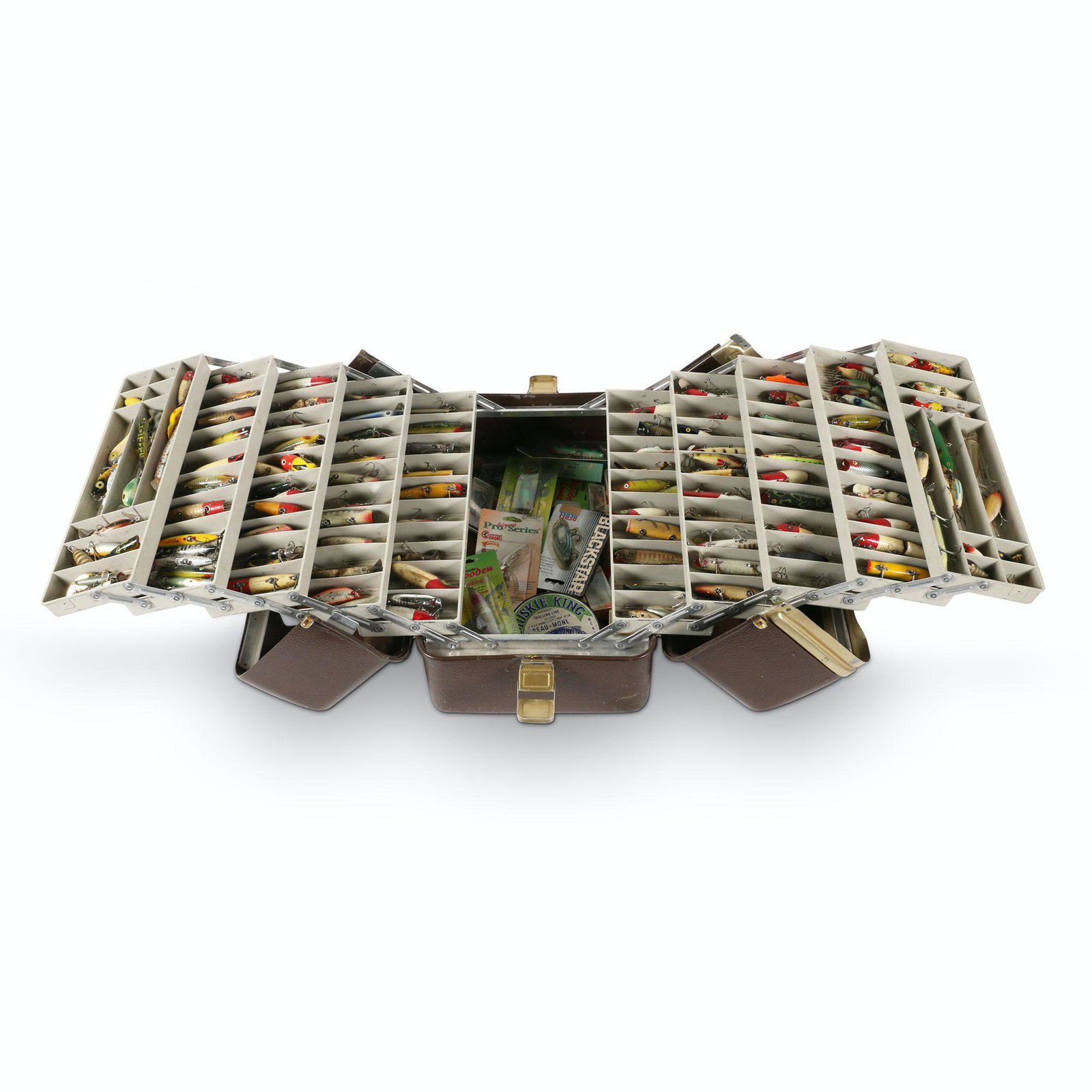 10-Shelf Tackle Box & Vintage Tackle (1 of 6)