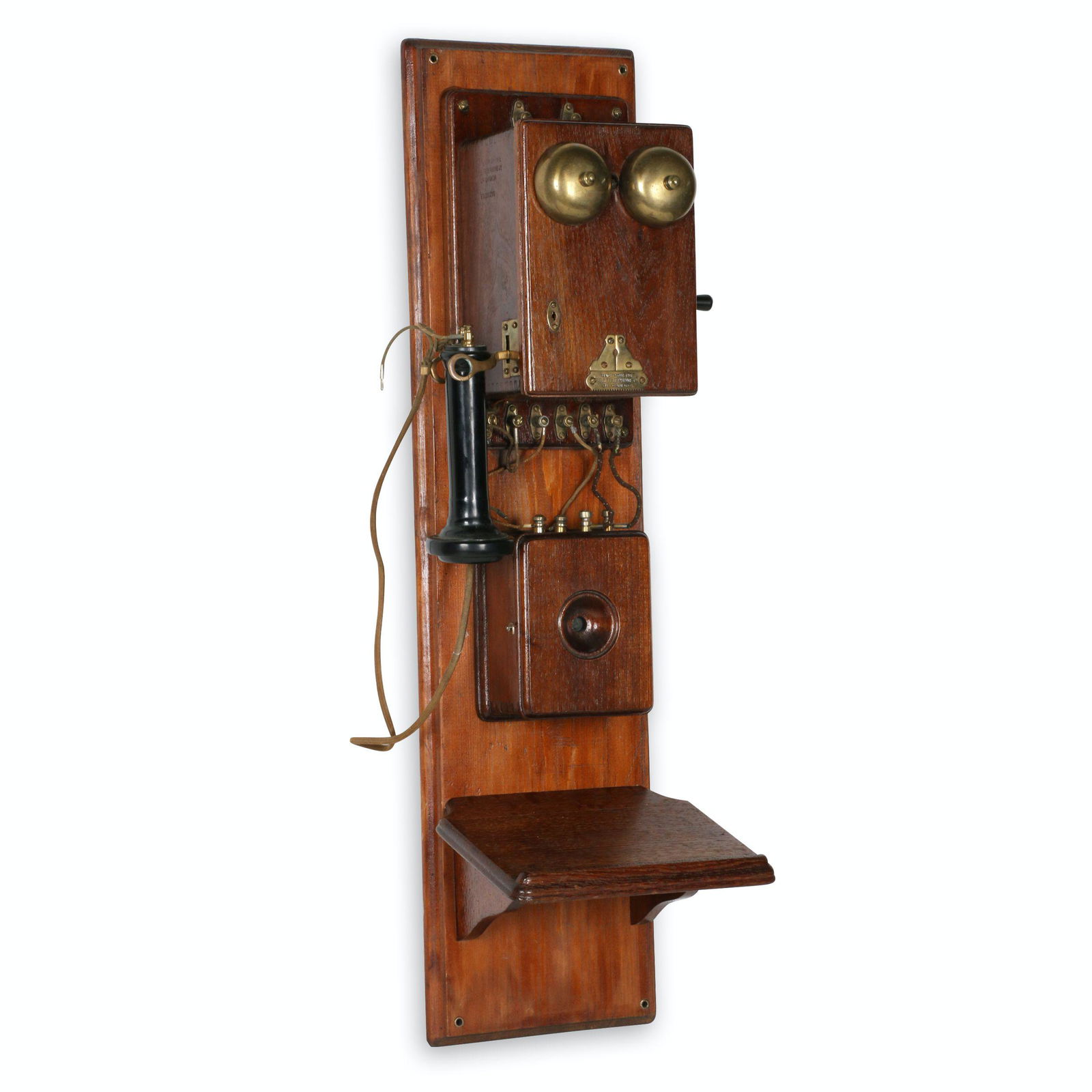 Western Electric Bell 3-Box Oak Wall Telephone (1 of 12)
