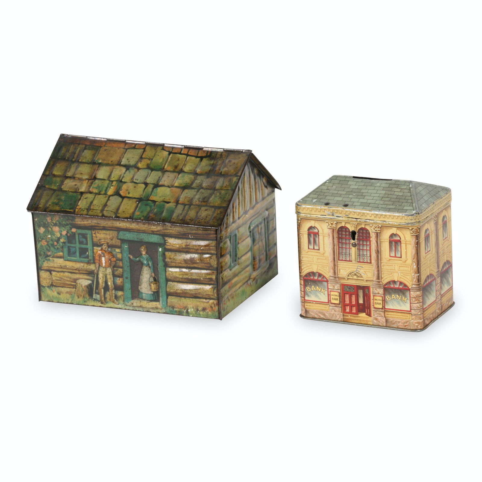 Patterson & Fry Figural Tin Litho Biscuit Tins (1 of 8)