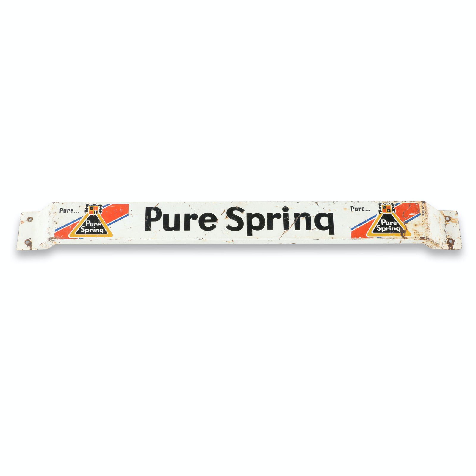 Pure Spring Ginger Ale Pressed Steel Push Bar (1 of 6)