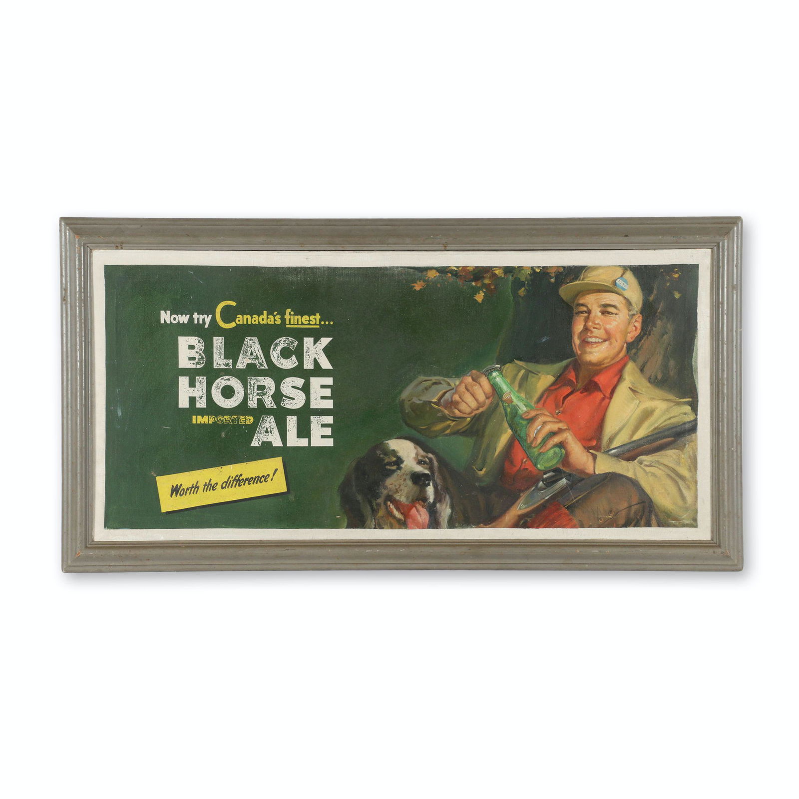 Black Horse Original Ad Illustration Art (1 of 7)