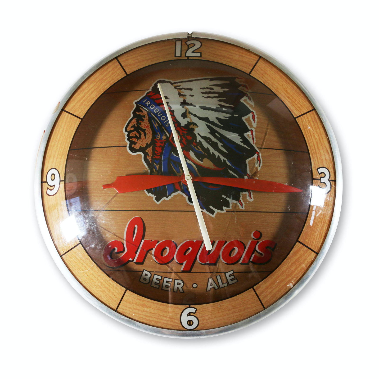 Iroquois Beer Double Bubble Clock (1 of 8)