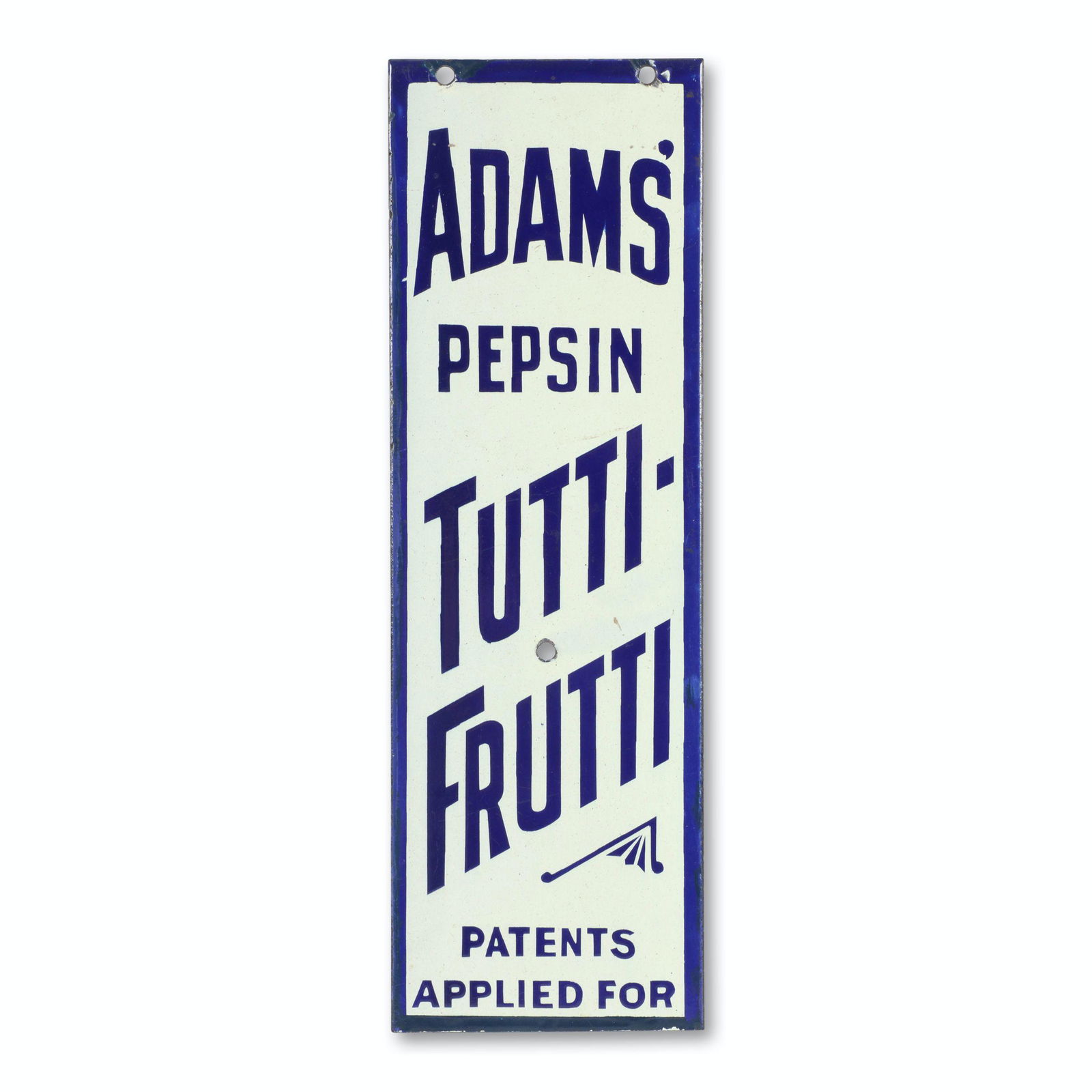 Adams' Tutti-Frutti Gum Vending Machine Porcelain Panel (1 of 4)