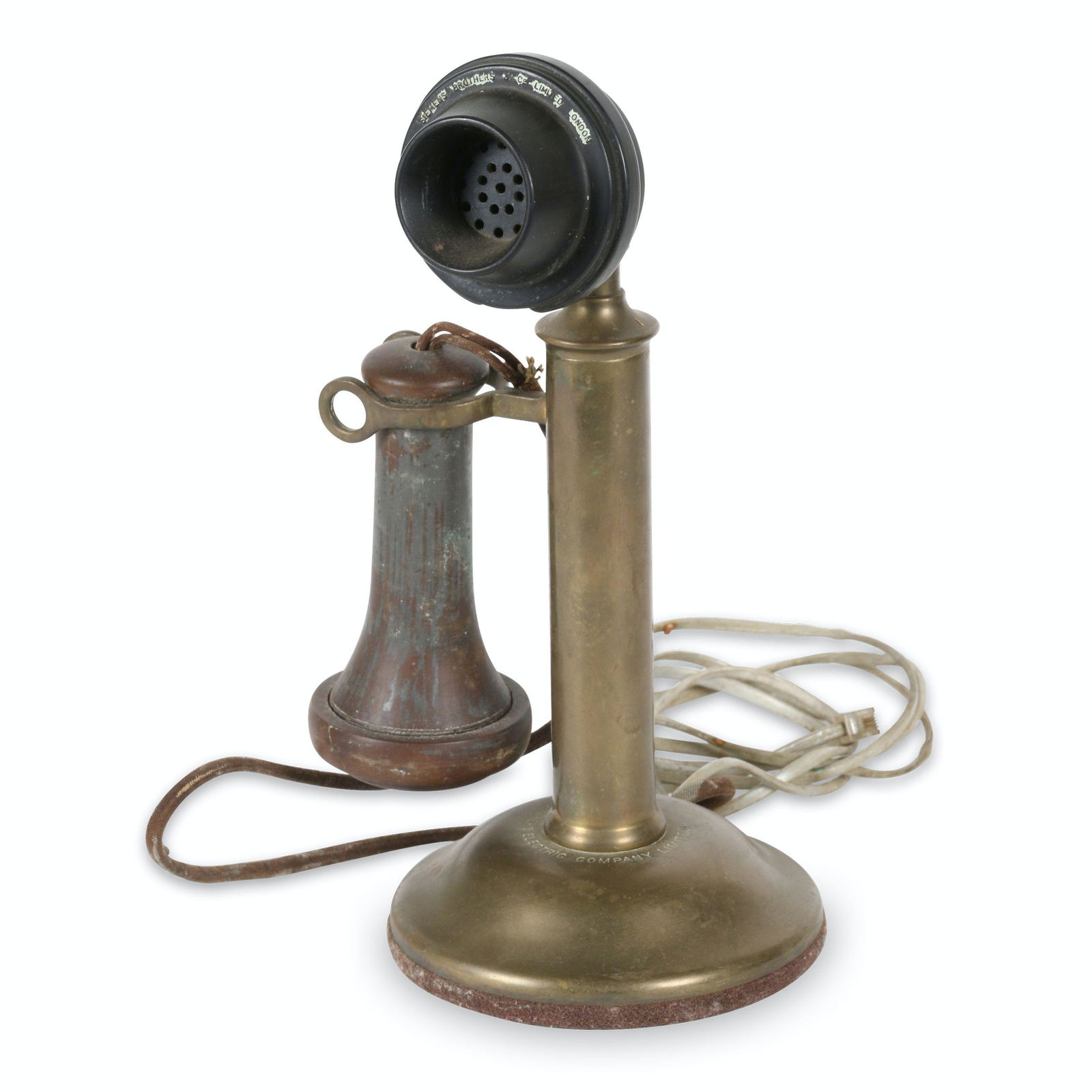 Northern Electric Brass Candlestick Telephone (1 of 9)