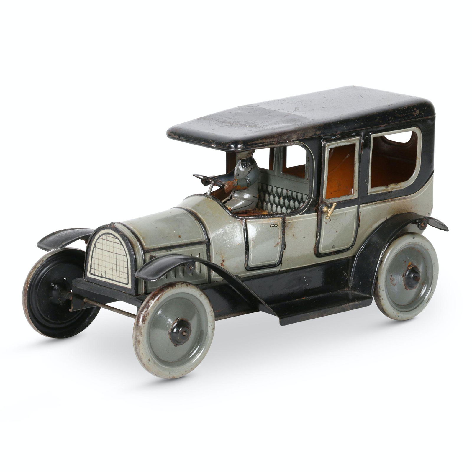 German Tin Litho Limousine Toy (1 of 8)