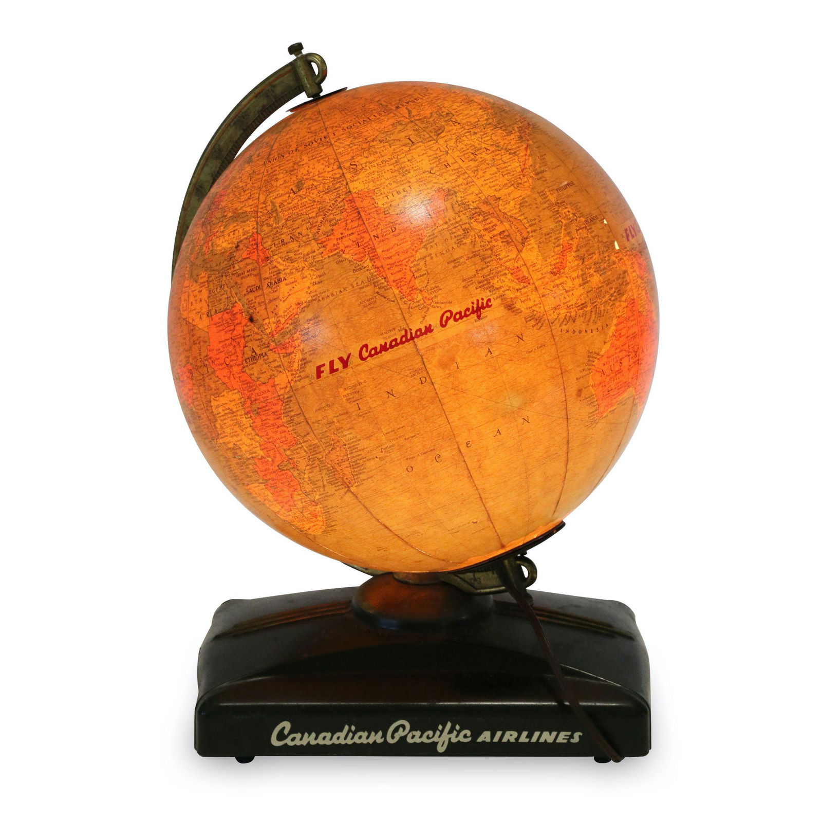 Canadian Pacific Airlines Lighted Desk Globe (1 of 7)