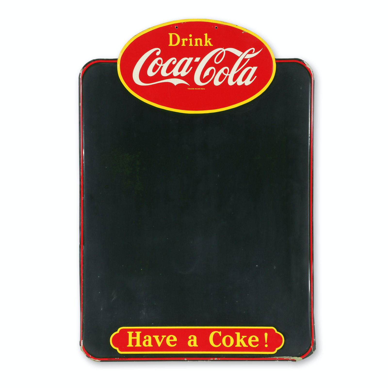 Coca-Cola Tin Litho Chalkboard (1 of 5)