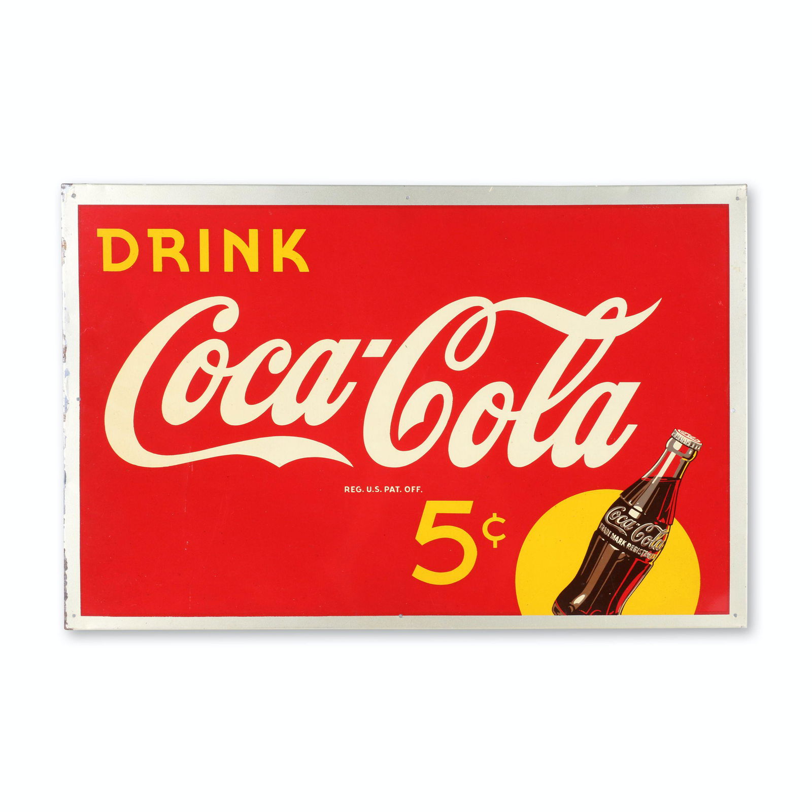 Coca-Cola Tin Litho Sign (1 of 4)