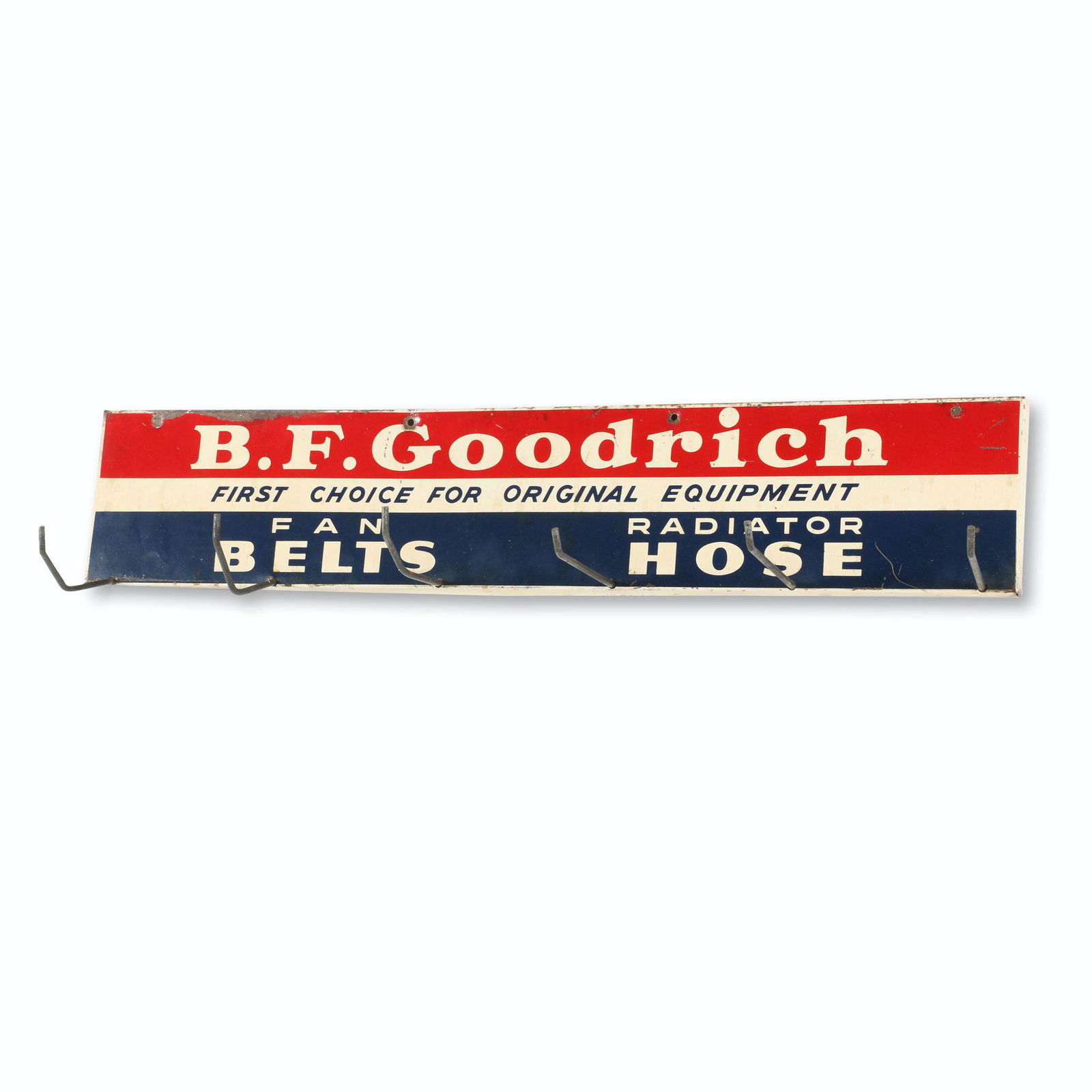 B.F. Goodrich Tin Litho Belt & Hose Rack (1 of 5)