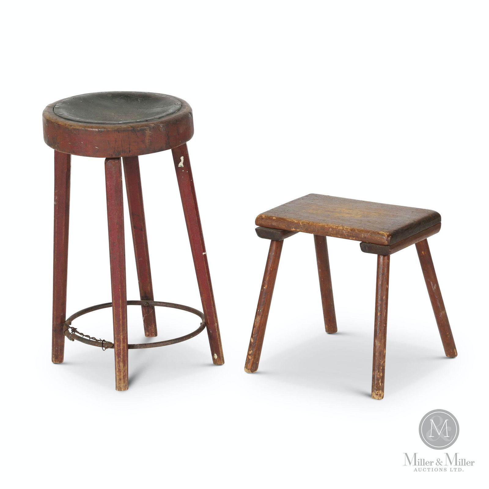 Painted Pine Stools (1 of 7)